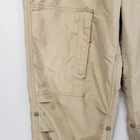 Vintage GAP Paratrooper Cargo Pants Mens S / M Beige Lightweight Relaxed Fit - Picture 2 of 14
